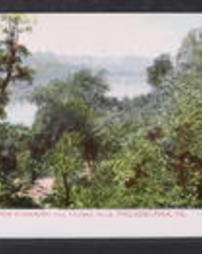 Philadelphia County, Philadelphia, Pa., Fairmount Park: Miscellaneous Places, View from Strawberry Hill toward Falls
