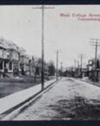 Washington County, Canonsburg, Pa., West College Street looking East