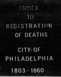 Index to Philadelphia Register of Deaths (Roll 3502)