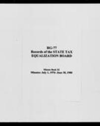 State Tax Equalization Board, Minute Books (Roll 6707, Part 4)