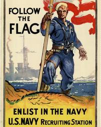"Follow the Flag, Enlist in the Navy"