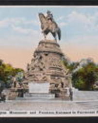 Philadelphia County, Philadelphia, Pa., Fairmount Park: Statues and Monuments, Washington Monument and Fountain