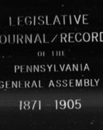 Legislative Proceedings from the Senate Library (Roll 3517)