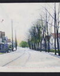 Blair County, Tyrone, Pa., Washington Avenue, looking West from 10th Street