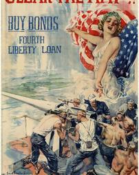 "Clear the Way!, Buy Bonds" Fourth Liberty Loan