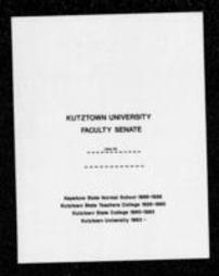 Faculty Senate Minutes (Roll 5104)