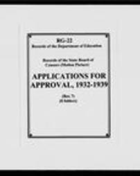 Applications for Examination (Roll 6786)