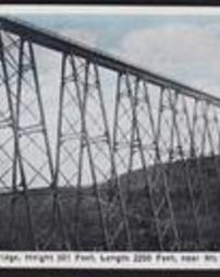 McKean County, Kinzua Bridge, Height 301 Feet, Length 2250 Feet, near Mt. Jewett, Pa.