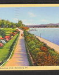 Dauphin County, Harrisburg, Pa., Parks: Reservoir, View along Riverfront Park