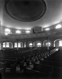 161, Back of Auditorium Seats, 1916 Report, 6.5x8.5, Corner Chipped