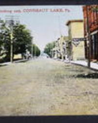 Crawford County, Conneaut Lake, Pa., Main Street, looking east
