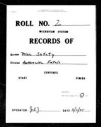 Fatal Mining Accident Reports (Roll 6484)