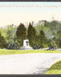 Adams County, Gettysburg, Pa., Miscellaneous Battlefield Views, Big Round Top from Devil's Den