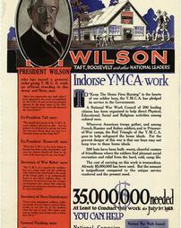"Wilson, Taft, and Other National Leaders Indorse YMCA Work"