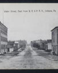 Indiana County, Indiana, Pa., Street Views, Water Street, East from B.R. and P.R.R.