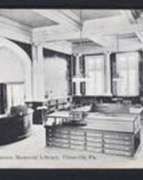 Crawford County, Titusville, Pa., Buildings, Interior of Benson Memorial Library