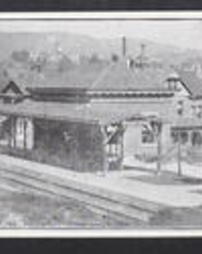 Blair County, Roaring Springs, Pa., Pennsylvania Railroad Depot