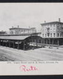 Blair County, Altoona, Pa., Buildings: Railroad, Logan House and P. R. R. Depot