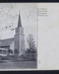 Bradford County, Miscellaneous Towns and Places, Overton, Pa., St. Francis Church and Parsonage