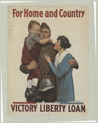 WW 1-Liberty Loan (Victory) "For Home and Country, Victory Liberty Loan", No. 2-CC