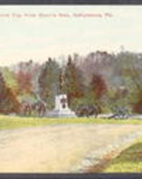 Adams County, Gettysburg, Pa., Miscellaneous Battlefield Views, Big Round Top from Devil's Den