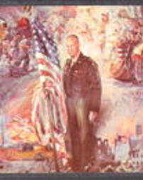 Adams County, Gettysburg, Pa., Eisenhower Farm, Painting of General Dwight D. Eisenhower