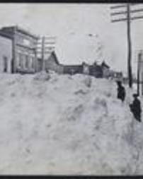 McKean County, Mt. Jewett, Pa., Winter Street Scene, 1907-1908
