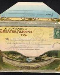 Blair County, Altoona, Pa., Novelty Postcards and Souvenir Folders, Souvenir of Greater Altoona, Pa.
