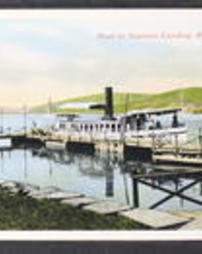 Luzerne County, Harvey's Lake, Pa., Boat at Oneonta Landing