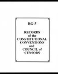 Constitutional Convention of 1837-1838, Journal (Roll 5017)