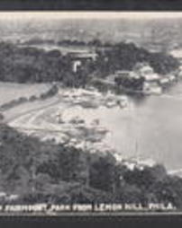 Philadelphia County, Philadelphia, Pa., Fairmount Park: Miscellaneous Places, View of Fairmount Park from Lemon Hill