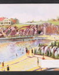 Dauphin County, Hershey, Pa., Chocolate Company Advertising Cards, Hershey Park Swimming Pool