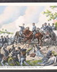 Adams County, Gettysburg, Pa., Battlefield, Major General George G. Meade and Staff, 1863