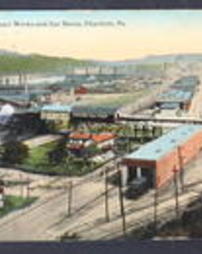 Washington County, Charleroi, Pa., Industry, Water Works and Car Barns