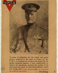 WW1-Y.M.C.A, "United War Work Campaign, November 11-18, 1918"