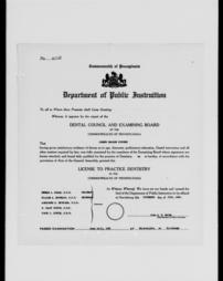 Department of Education_Dental Council_Record Of Dental Licenses_Image00596