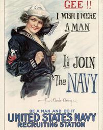 "Gee!! I Wish I Were a Man, I'd Join the Navy" 1044 Chapel Street, New Haven
