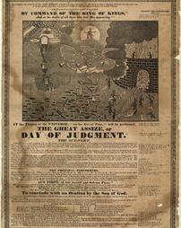 Civil War (pre and post to 1910) -Advertisement for play, 'The Great Assize, or Day of Judgment'