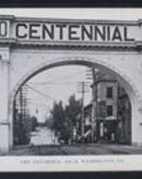 Washington County, Washington Pa., Centennial Celebration of 1910: Triumphal Arch