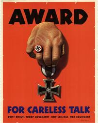 WW2-Careless Talk, "Award For Careless Talk"