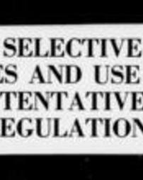 Selective Sales and Use Tax Tentative Regulations (Roll 3827)