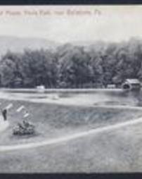 Centre County, Bellefonte, Pa., The Lake and Boat House, Hecla Park