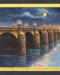 Dauphin County, Harrisburg, Pa., Bridges: Market Street Bridge at Night