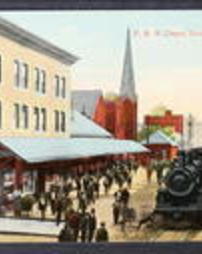 Fayette County, Uniontown, Pa., Street Views, Pennsylvania Railroad Depot