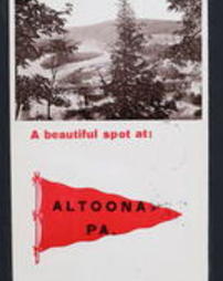Blair County, Altoona, Pa., Novelty Postcards and Souvenir Folders, A Beautiful Spot  at Altoona, Pa. 