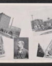 Allegheny County, Pittsburgh, Pa., Composite Views and Souvenir Folders: Dept. of Public Safety Director Frank Ridgway, Dept. of Public Safety Building, Union Station, Carnegie Library & City Hall in Allegheny City, Blast Furnace