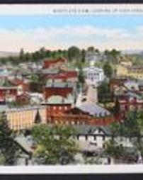 Centre County, Bellefonte, Pa., Bird's Eye View, Looking Up High Street