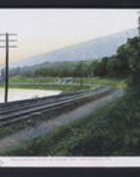 Lycoming County, Williamsport, Pa., Parks, Sylvan Dell, Susquehanna River and Railroad Tracks