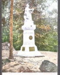 Adams County, Gettysburg, Pa., Monuments and Statues, 123rd New York Infantry Monument, Culp's Hill