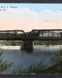Mercer County, Greenville, Pa., Miscellaneous Views, New Bridge and B. & L. E. Shops